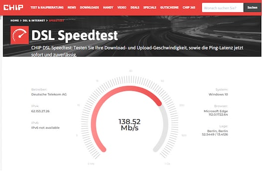 Chip hat das Festnetz getestet: Wo es schnelles Koaxkabel gibt, ist Vodafone der Sieger