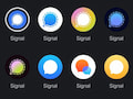 Die neuen Signal-App-Icons