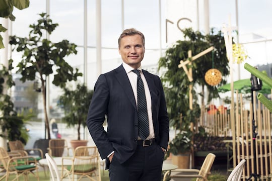 Fredrik Jejdling, Head of Networks bei Ericsson, freut sich ber weltweit eine Milliarde 5G-Vertrge.