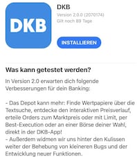 DKB App 2.0 kndigt sich an