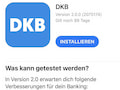DKB App 2.0 kndigt sich an