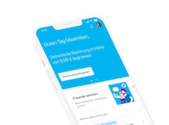 Neue Blau-App