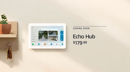 Echo Hub als Smart-Home-Zentrale an der Wand