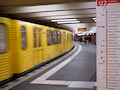 Die Berliner U-Bahnlinie U2 war wegen Bauschden lange Zeit unterbrochen.