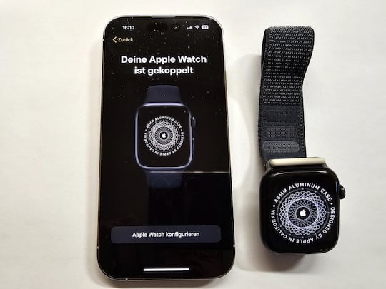 Ersteinrichtung ber die Watch-App auf dem iPhone