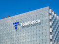 Ein Gebude der Telefnica Konzernzentrale in Madrid (Spanien).
