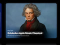 Hinweis auf die iPad-App von Apple Music Classical im AppStore
