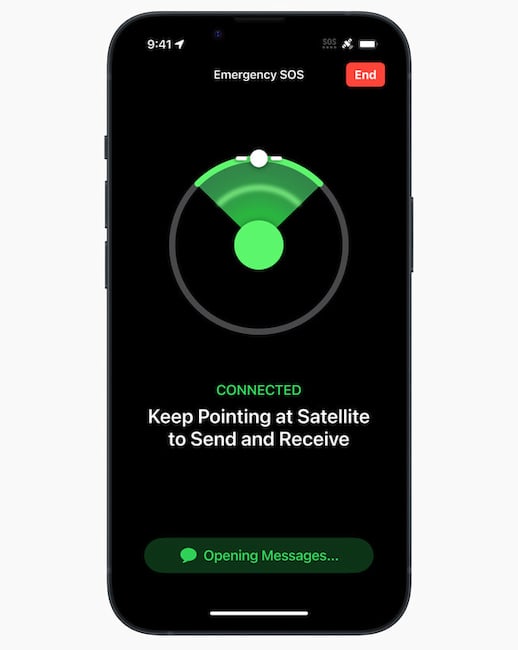 Satellitengesttzter Notruf mit dem iPhone