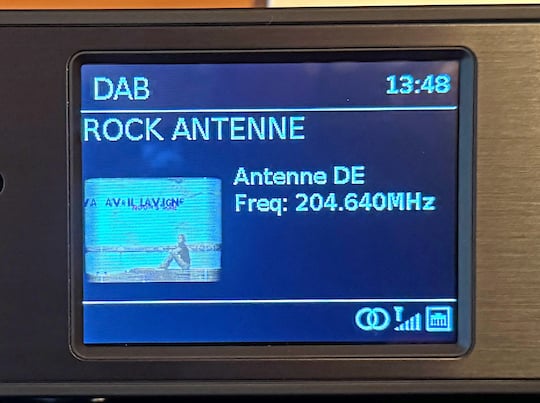 Empfang der Rock Antenne ber DAB+