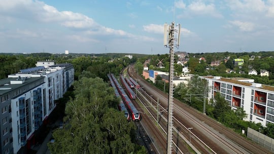 Vodafone-Netzausbau an Bahnstrecken