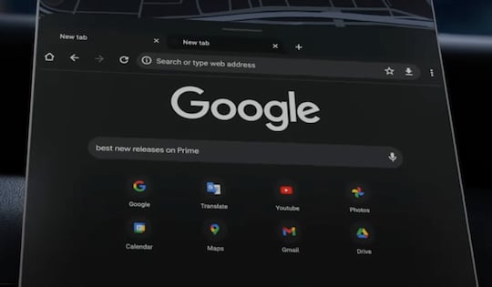 Google Chrome im Auto