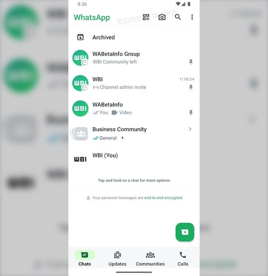 WhatsApp: QR-Code-Schnellzugriff fr den Nutzernamen