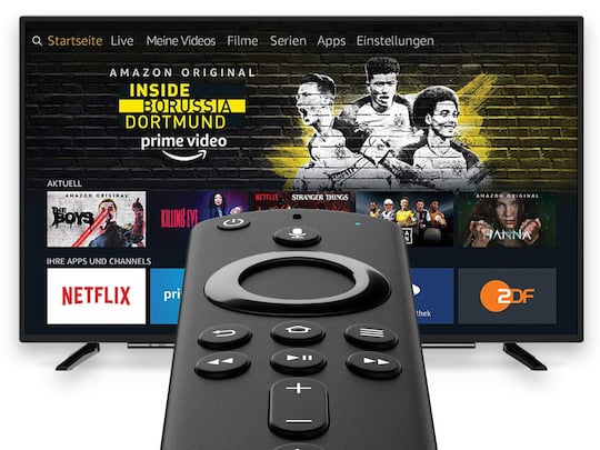 Ein Smart-TV mit Amazon Fire OS