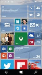 Windows 10 als mobile Version
