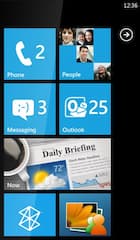 Homescreen von Windows Phone 7