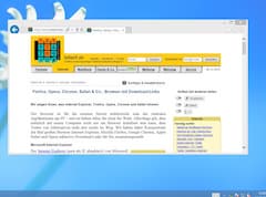 Internet Explorer 10 im Tablet-Modus