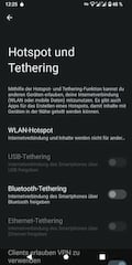Tethering und mobiler Hotspot bei Android 12