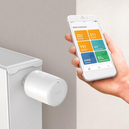Regelung eines Heizungs-Thermostats per App