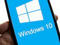 Windows 10 luft auf einem Smartphone